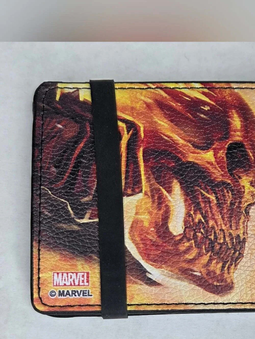 Ghost Rider Marvel Bifold Buckle Down Wallet New